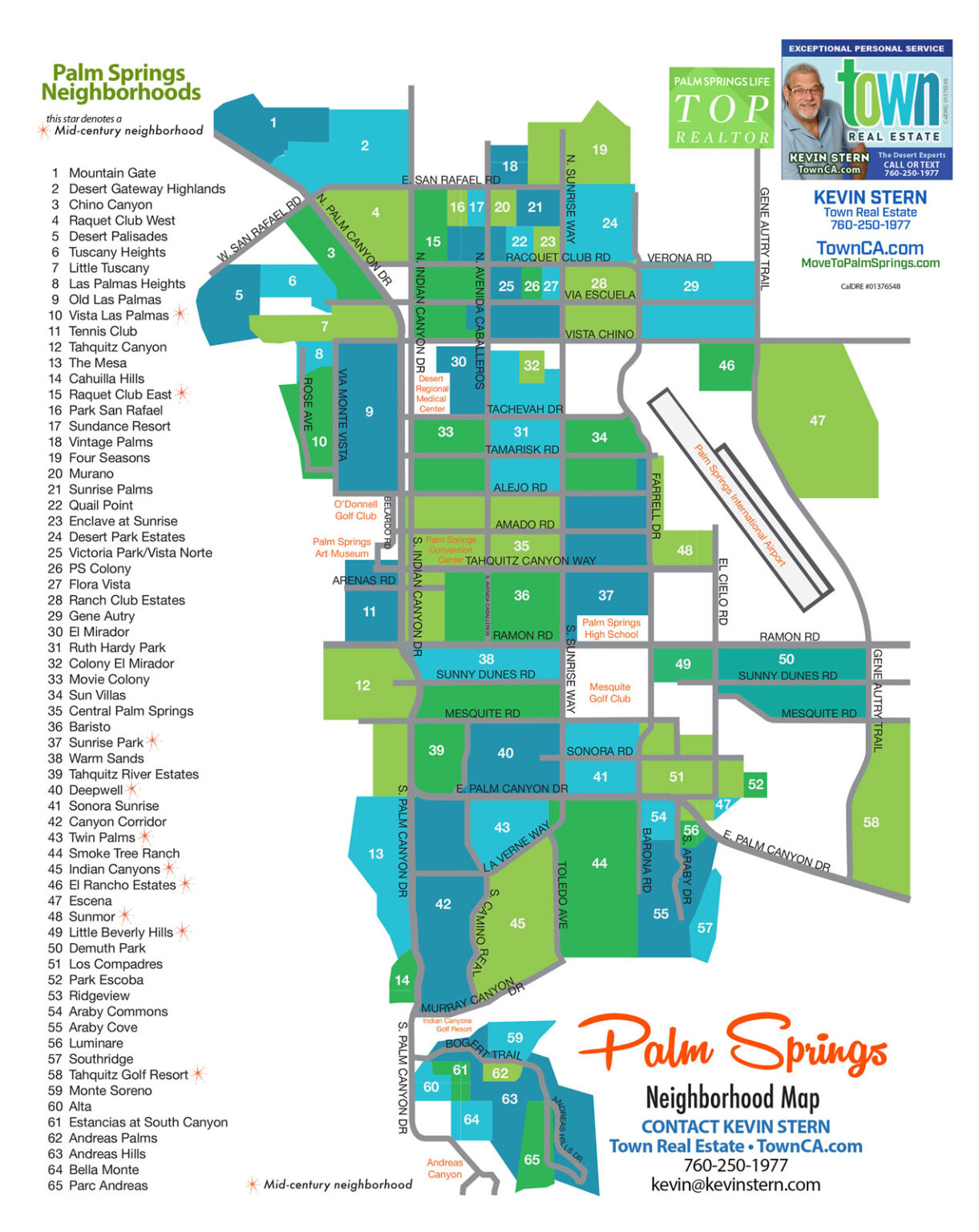 Get Up to $500 CASH and Free Neighborhood Guides and Maps to Palm Springs!